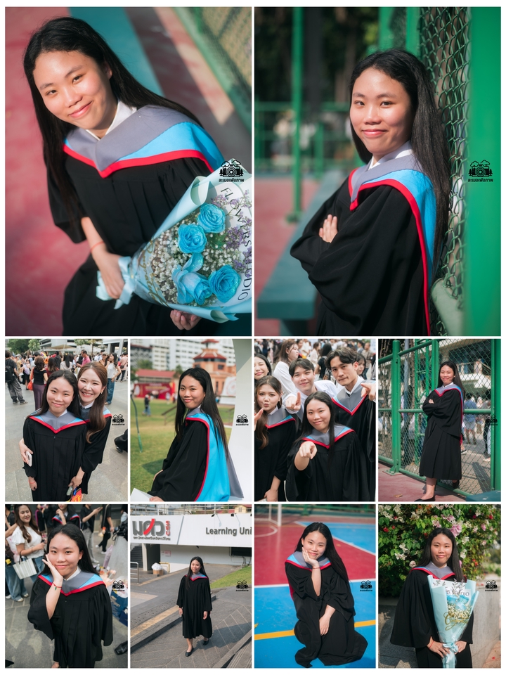 รับถ่ายภาพรับปริญญา ,นอกรอบ , วันซ้อม , วันจริง
