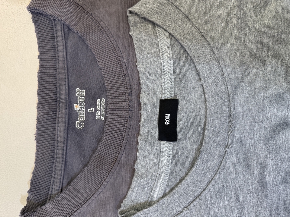 ผลิตเสื้อผ้า - รับตัดเสื้อขาด เสื้อเป็นรู รับทำเสื้อเก่า ทำเสื้อวินเทจ ชายเสื้อขาดรุ่ย คอเสื้อขาดรุ่ย - 2