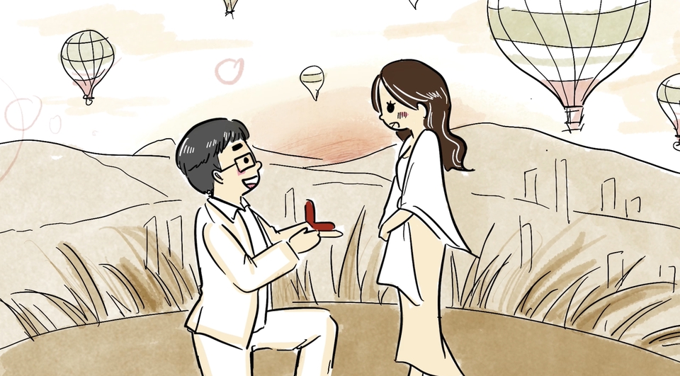 รับทำอนิเมชั่นคู่รักภาพเคลื่อนไหว ภาพการ์ตูน 3D