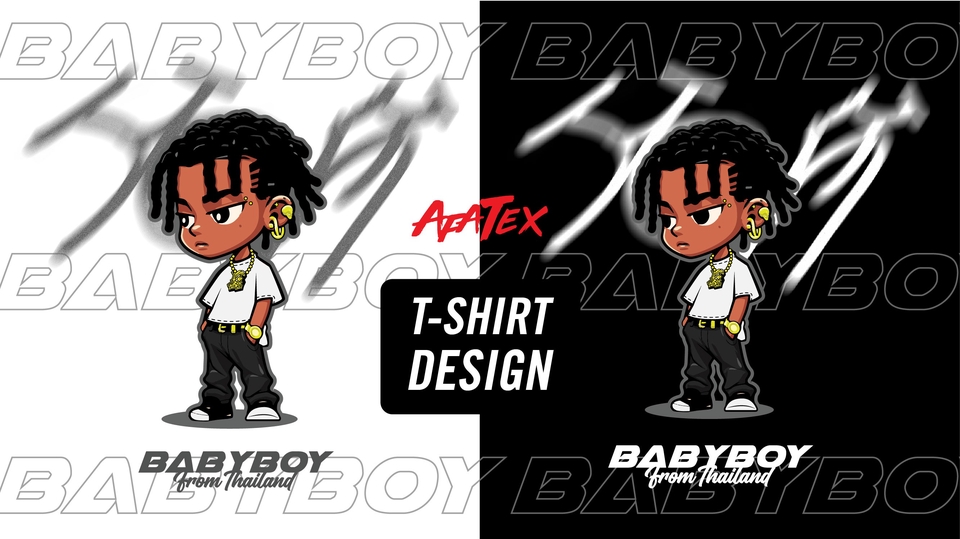 T-SHIRT STREET FASHION DESIGN
BRAND "BADBOY"