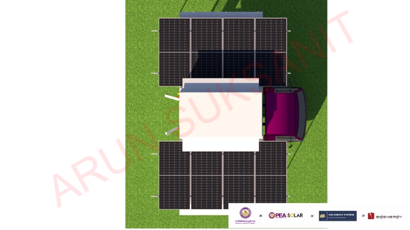 ออกแบบระบบโซล่าเซลล์บนรถ บริการเขียนแบบวิศวกรรม