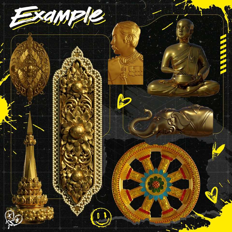 รับปั้นโมเดล3Dแบบต่างๆ โมเดลสินค้า พิมพ์3มิติ