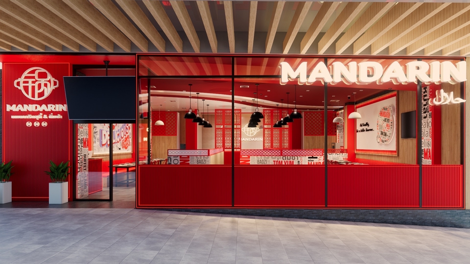 รับออกแบบร้านอาหาร Mandarin ตกแต่งภายในสวยหรู