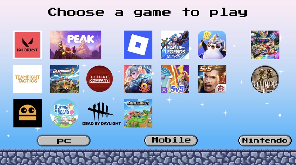 รับจ้างเล่นเกมเป็นเพื่อน มีหลายเกมทั้งในpc คอม เกมมือถือ นินเทนโด nintendo