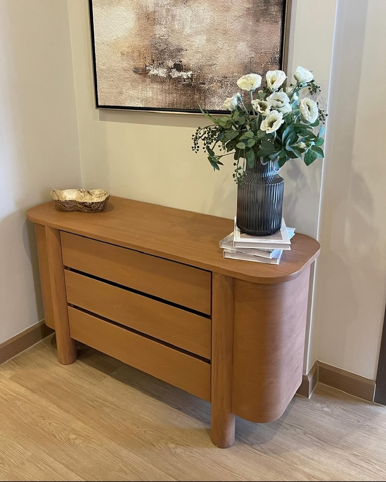 ออกแบบตกแต่งภายในบ้านสวย  ตู้ไม้ 3 ลิ้นชัก