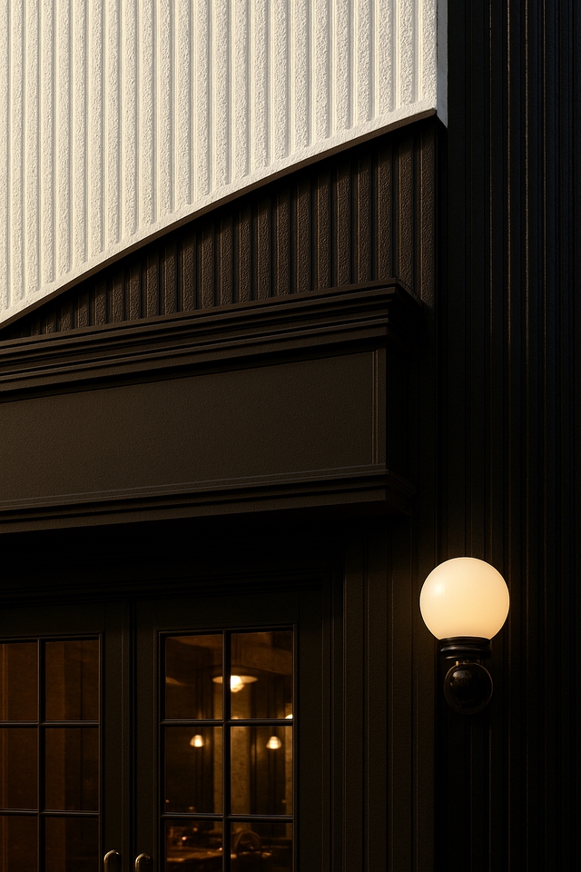 ออกแบบตกแต่งภายในและภายนอก - รับตกแต่งอาคารภายนอก งาน Facade พร้อมแบบยื่นผลิตติดตั้ง มีทีมงานติดตั้ง - 4