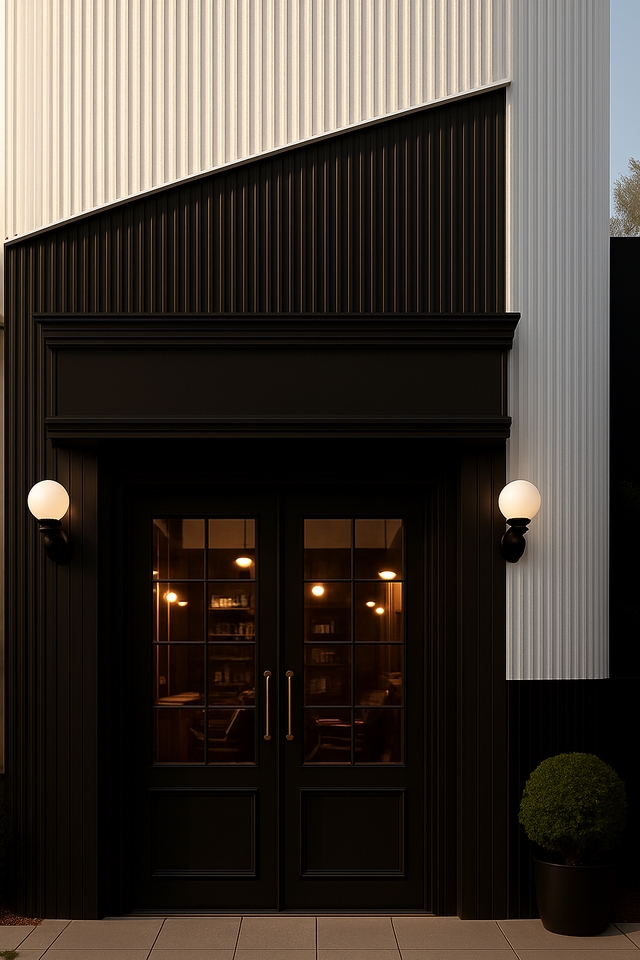 ออกแบบตกแต่งภายในและภายนอก - รับตกแต่งอาคารภายนอก งาน Facade พร้อมแบบยื่นผลิตติดตั้ง มีทีมงานติดตั้ง - 5