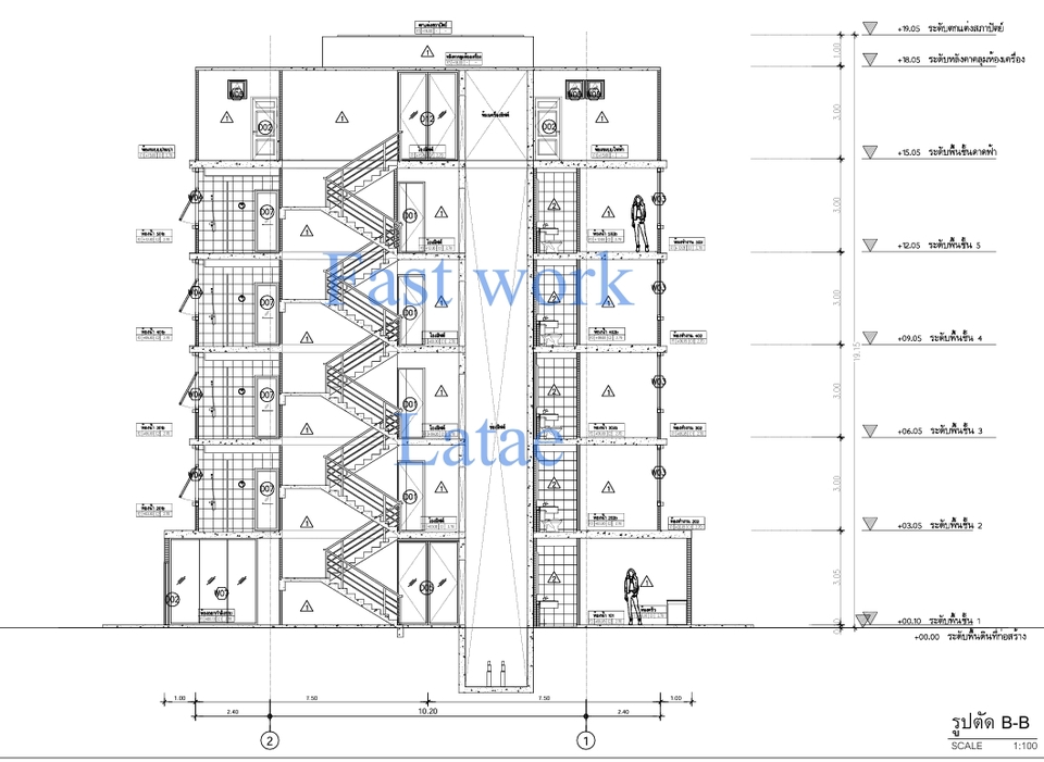 รับเขียนแบบบ้าน 2 ชั้น แบบบ้านพร้อมBOQ เขียนแบบโครงสร้างอาคาร