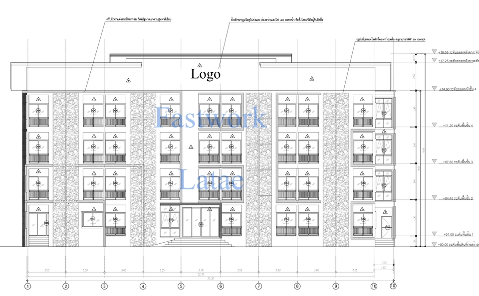แบบบ้านพร้อมBOQ เขียนแบบบ้าน 2 ชั้น รับเขียนแบบบ้าน ราคาเขียนแบบบ้าน