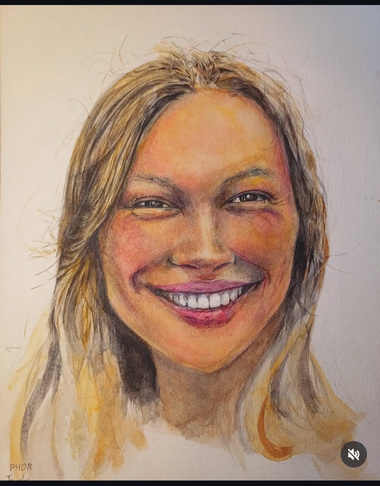 วาดภาพเหมือน Portrait - Wedding artist/live painting at event - 14