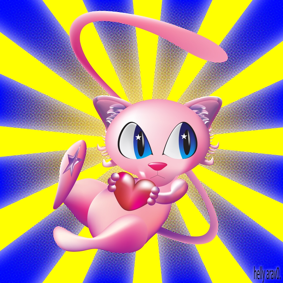 วาดภาพประกอบการ์ตูนน่ารัก ภาพประกอบดิจิตอลเพ้นท์