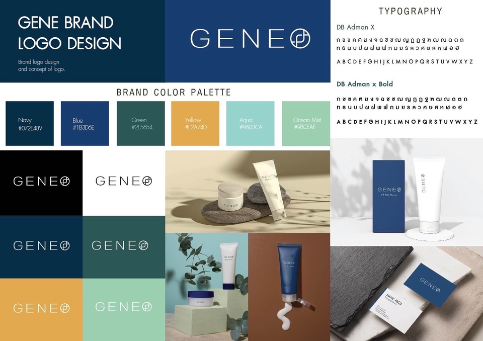 ออกแบบ Corporate Identity แบรนด์ GENE