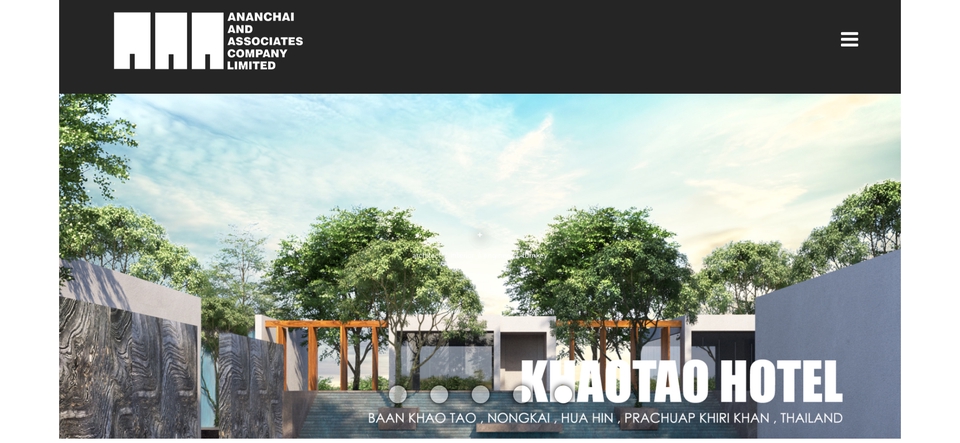 ออกแบบโรงแรมหรู เขาเต่า  รับออกแบบตกแต่งภายใน