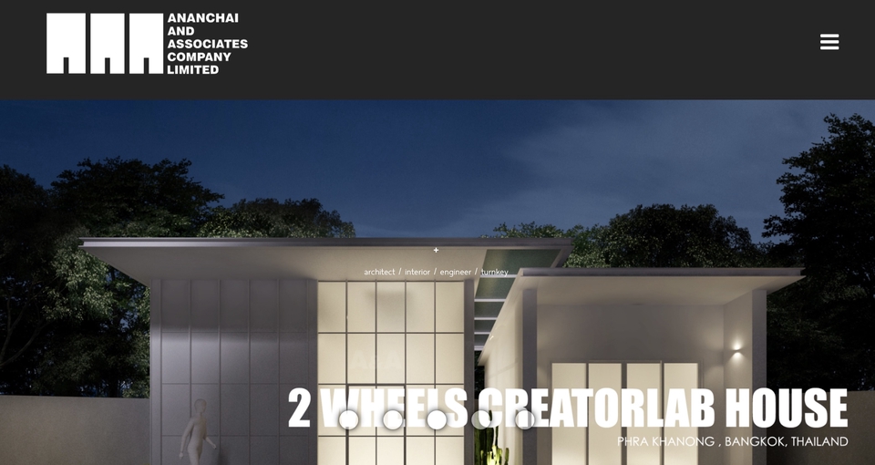 รับออกแบบบ้านสองชั้นสไตล์โมเดิร์น  บ้านพักอาศัยกรุงเทพ