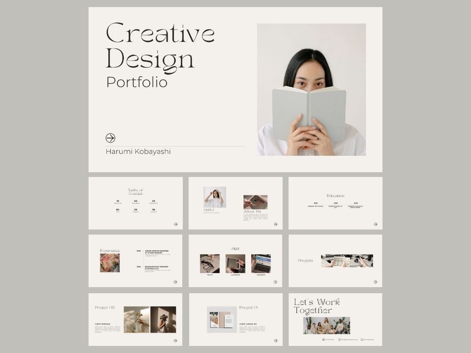 รับทำPresentationมืออาชีพ  Portfolioสวย