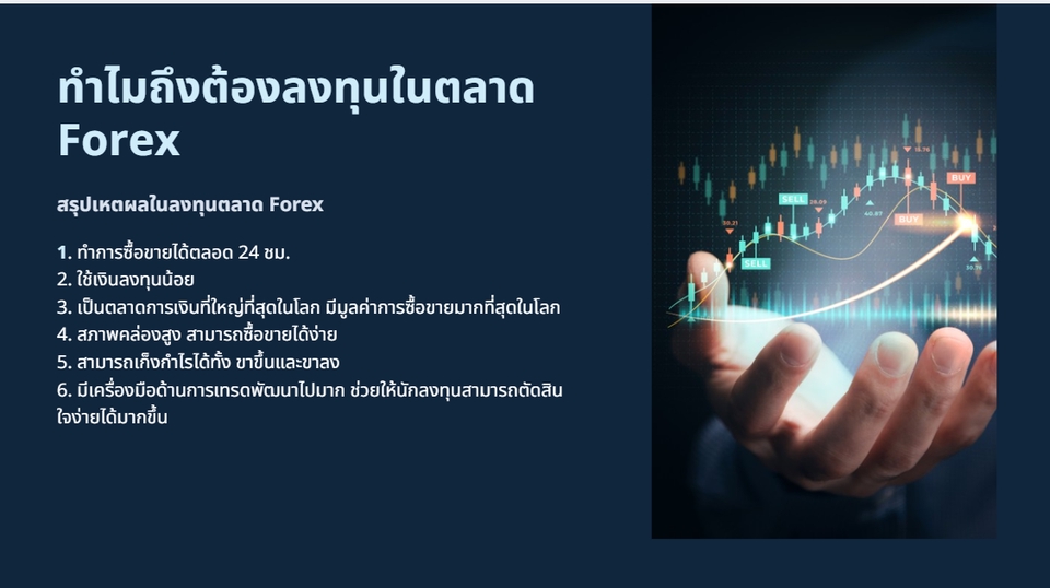 สอนเทรดForexมือใหม่ เรียนเทรด forex ลงทุนตลาด forex