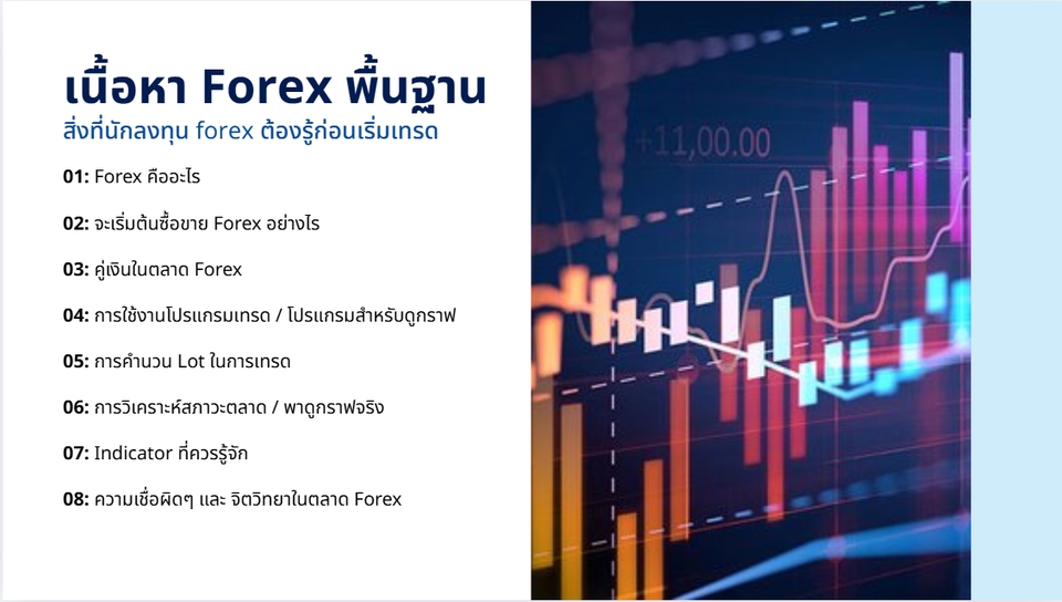 สอนเทรด forex พื้นฐานสำหรับมือใหม่ เรียนรู้การลงทุน forex
