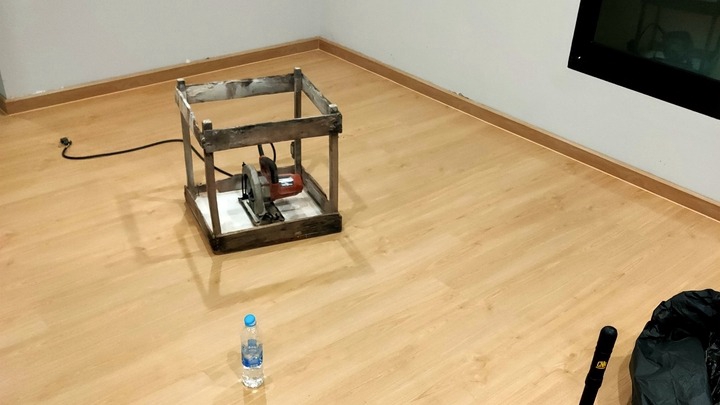 ปูพื้นกระเบื้องยาง SPC