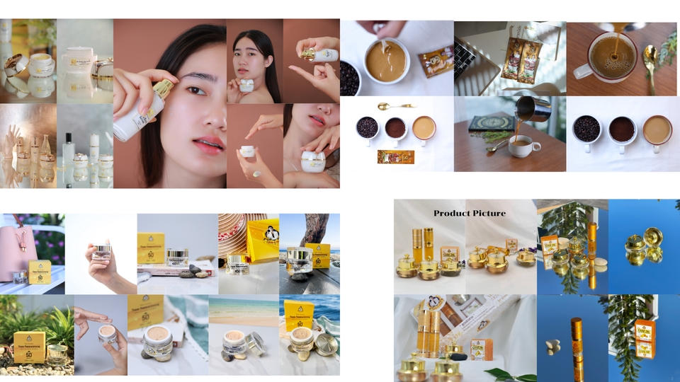 รับทำคอนเทนต์มาร์เก็ตติ้งสินค้าบำรุงผิวและเครื่องดื่ม