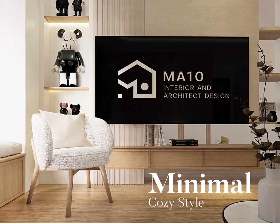 รับออกแบบตกแต่งภายในสไตล์มินิมอลอบอุ่น