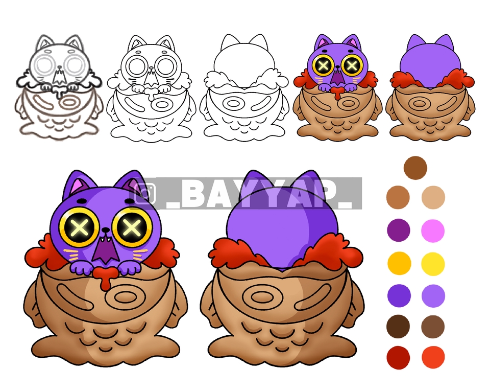 ออกแบบตัวละคร , วาดภาพประกอบ , วาดการ์ตูน , ออกแบบแพ็คเกจ , LOGO , วาดรูป , Artbook , Art toy