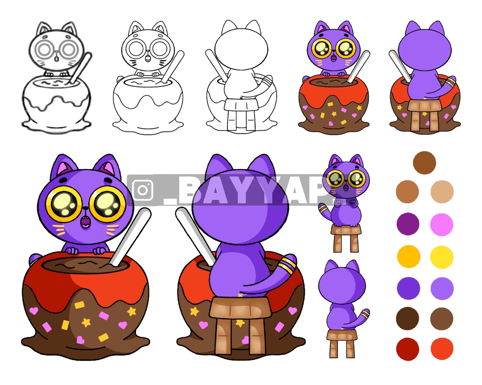 ออกแบบตัวละคร , วาดภาพประกอบ , วาดการ์ตูน , ออกแบบแพ็คเกจ , LOGO , วาดรูป , Artbook , Art toy