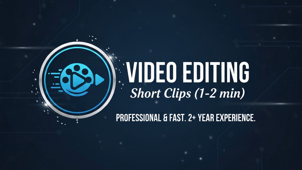 รับตัดต่อวิดีโอสั้น งานไว ประสบการณ์กว่า2+ปี
