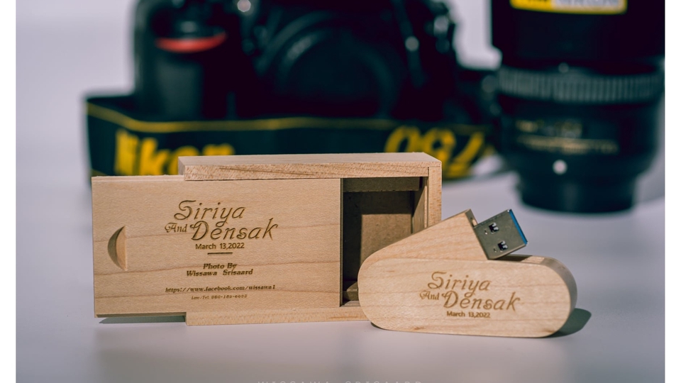 แฟลชไดร์ฟที่จะส่งให้บ่าวสาว