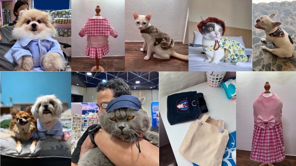 ตัดชุดสัตว์เลี้ยง หมา แมว ทำตามออเดอร์ลูกค้า