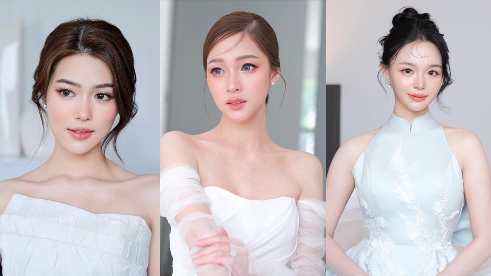 ช่างแต่งหน้าเจ้าสาว แต่งหน้ารับปริญญา สไตล์เกาหลี ทำผม สวยหวาน