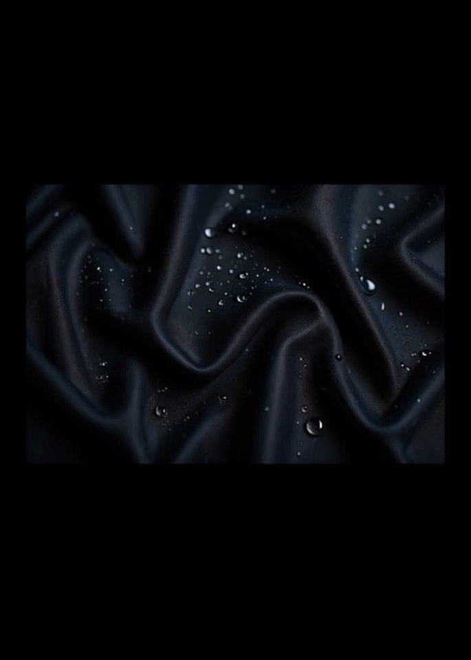 ตัวอย่างงานที่เป็นผ้าอยู่บนพื้นแต่พริ้วไหว