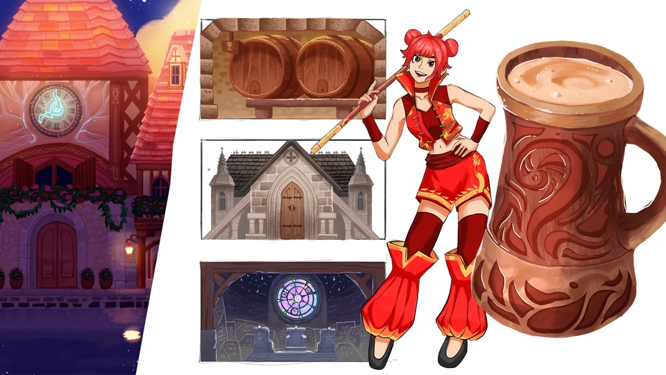 Character Design , 2D Asset , Environment Design