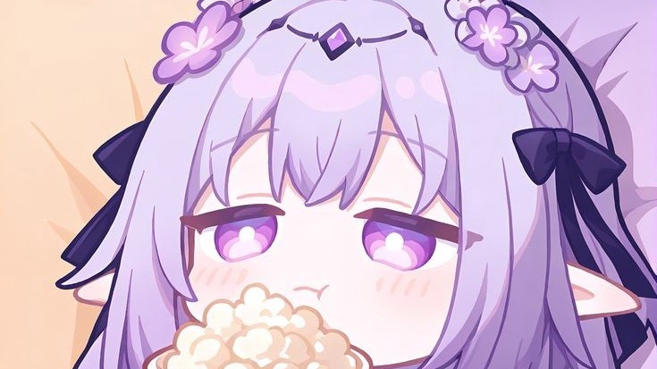 รับปั้มแรงค์ฟีฟาย ภาพการ์ตูนน่ารักกินป๊อปคอร์น