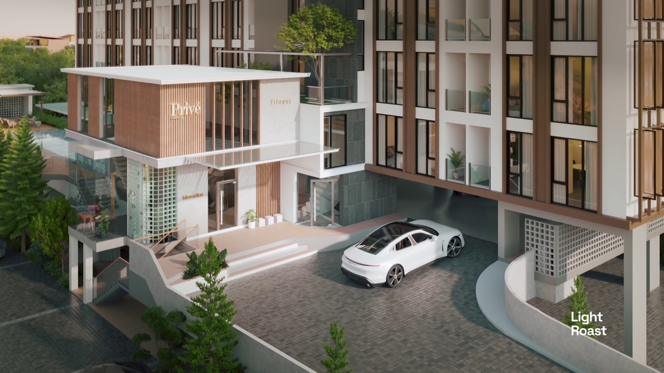 ออกแบบ perspective 3 มิติ บ้านหรู ราคาถูก