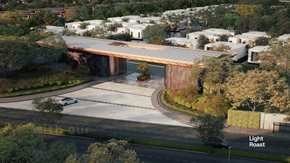 ออกแบบ perspective บ้านหรู 3 มิติ ราคาถูก