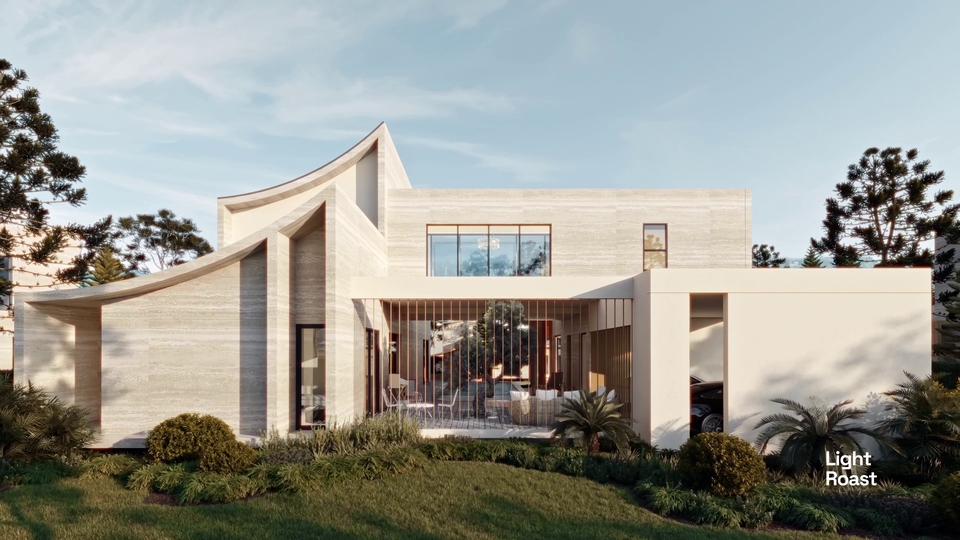 รับออกแบบบ้าน3D perspective โมเดลบ้าน3มิติ สวยหรู