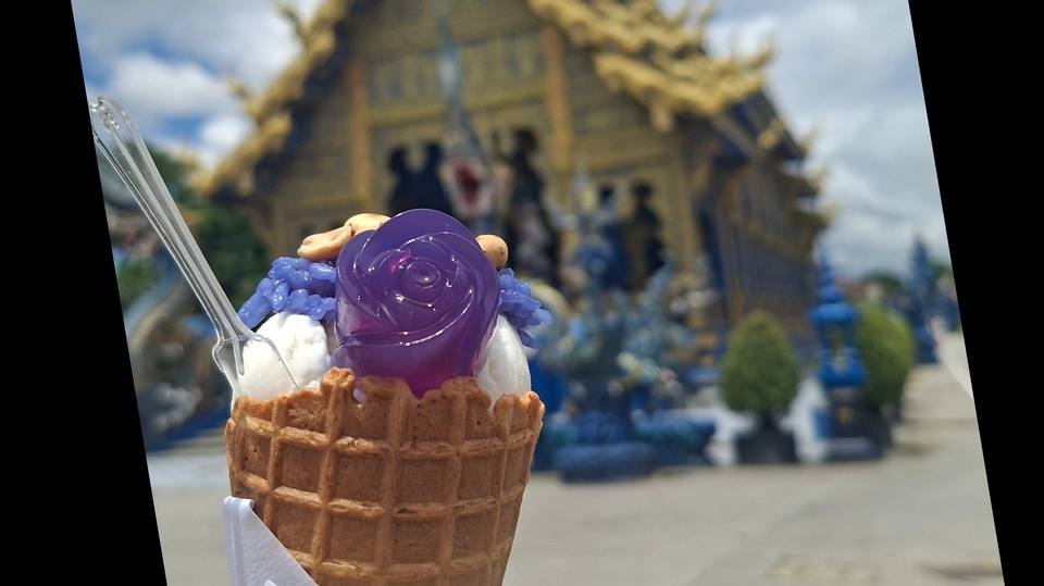ไอศกรีมที่นี้อร่อยน่ะ😋
วัดร่องเสือเต้น
