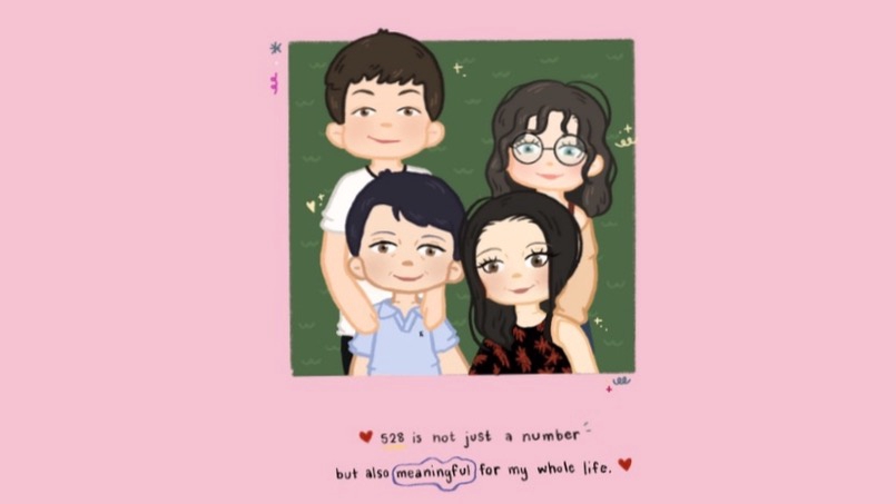 รับวาดรูปการ์ตูนครอบครัวสไตล์น่ารัก ภาพวาดการ์ตูนครอบครัว วาดการ์ตูนน่ารัก