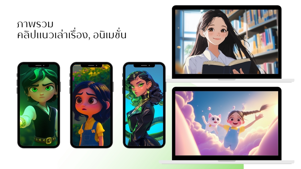 รับทำอนิเมชั่น 2D 3D ภาพเคลื่อนไหว การ์ตูน