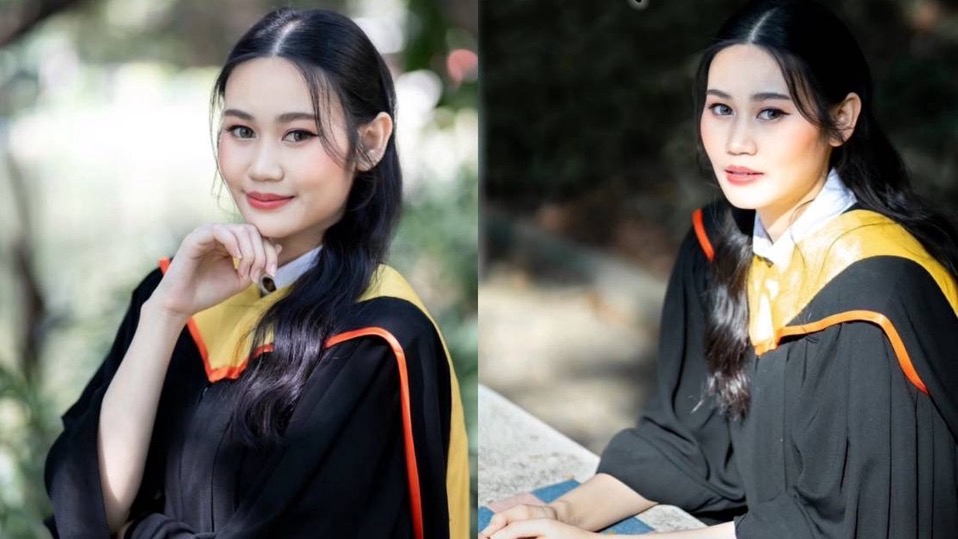 ช่างแต่งหน้ารับปริญญา สวยหวาน แต่งหน้าทำผมโทนธรรมชาติ เน้นผิวสวยฉ่ำวาว