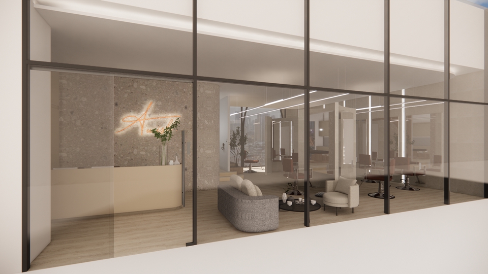 Awish salon design work at Siam Scape Building, Siam area, Bangkok.