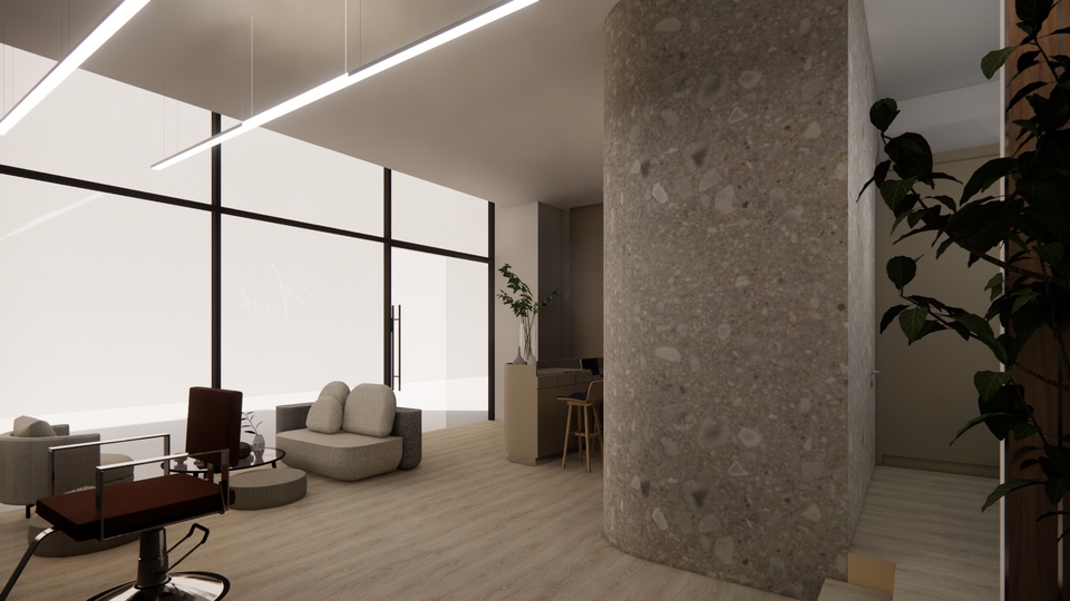 Awish salon design work at Siam Scape Building, Siam area, Bangkok.