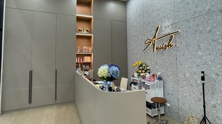 Awish salon design work at Siam Scape Building, Siam area, Bangkok.