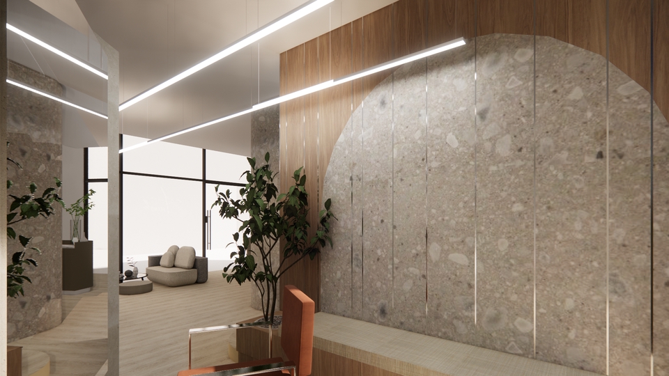 Awish salon design work at Siam Scape Building, Siam area, Bangkok.