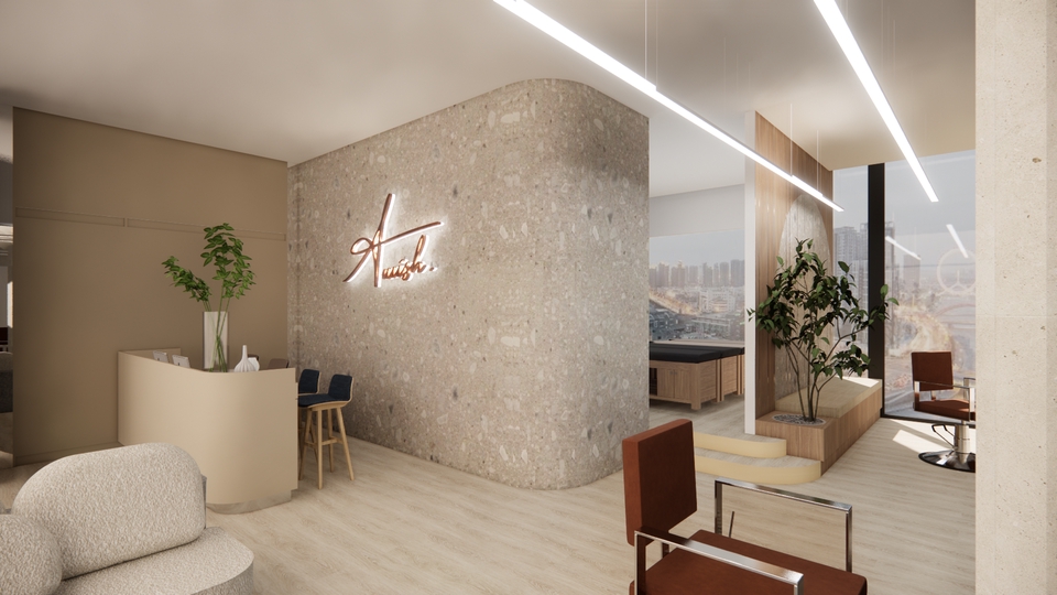 Awish salon design work at Siam Scape Building, Siam area, Bangkok.