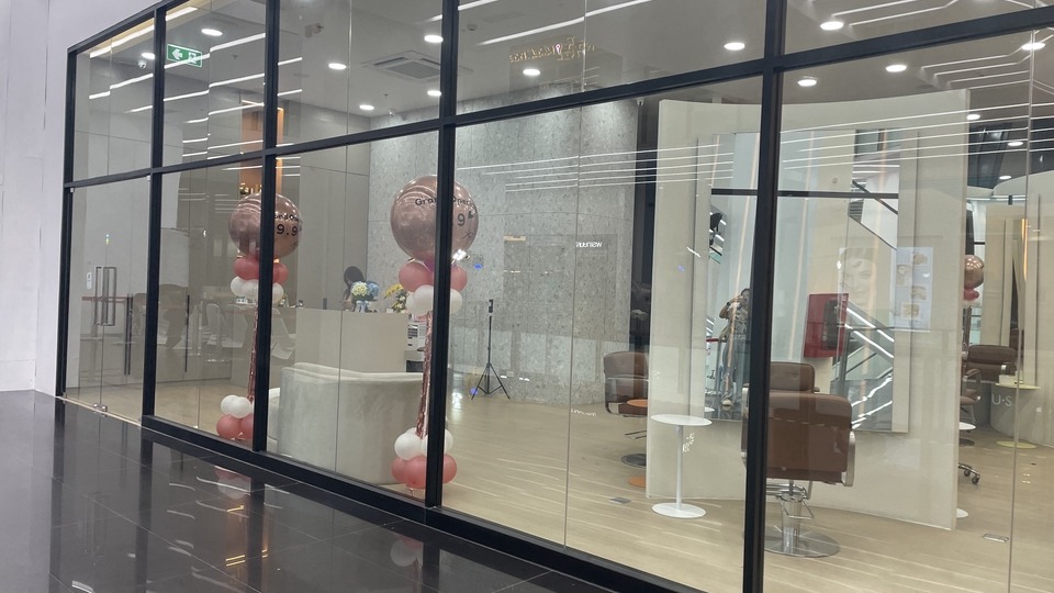 Awish salon design work at Siam Scape Building, Siam area, Bangkok.