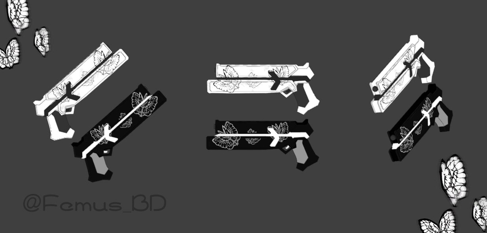 ทำโมเดล 3D - รับปั้นโมเดล 3D สำหรับเกม Roblox ชุด อาวุธ ตัวละคร - 11