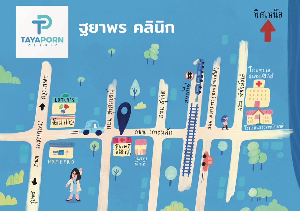 วาดแผนที่ - ออกแบบวาดภาพแผนที่ 2D เพิ่มสีสันให้น่ารัก - 5