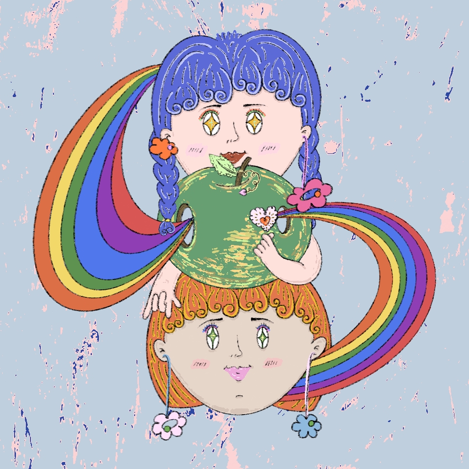 วาดภาพประกอบนิทานเด็กน่ารัก สีสันสดใส