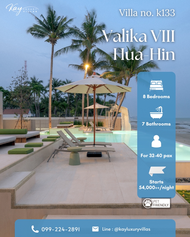 รับทำคอนเทนต์มาร์เก็ตติ้ง วางแผนคอนเทนต์ วิลล่าหรูหัวหิน